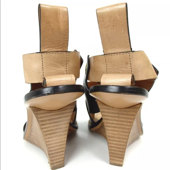Chloe wedges sandals leather - Picture 2 of 8